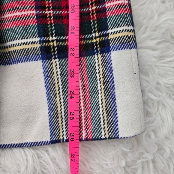 Vestique Chic Plaid Double-Breasted Mistletoe Blazer. Size small. New.Elegant - Picture 5 of 7